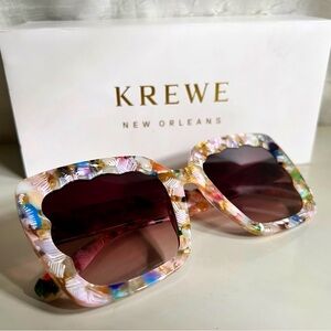 KREWE Oversized Sunglasses - ELIZABETH - Glace